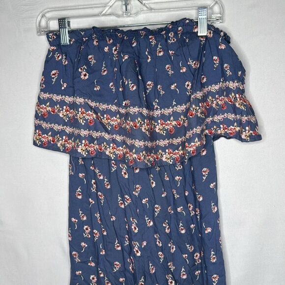 Japna Strapless Flare Leg Floral Jumpsuit. Size XSmall. - Picture 2 of 7